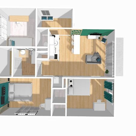 Home Ganusha Cosy 3 Chambres Parking Gratuit Balcon Гренобль Экстерьер фото